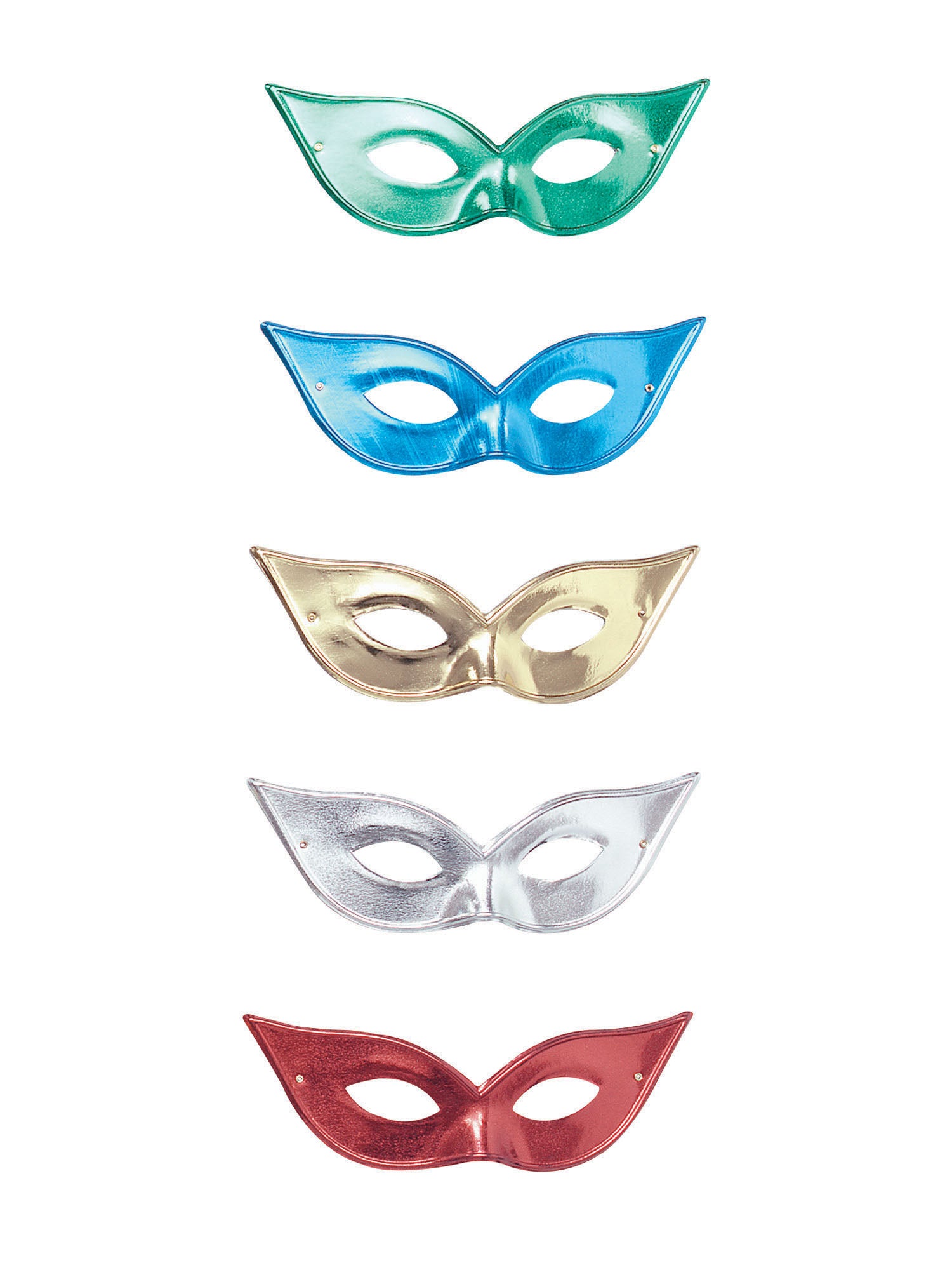 Flyaway Mask Asstd Metallic (B10)