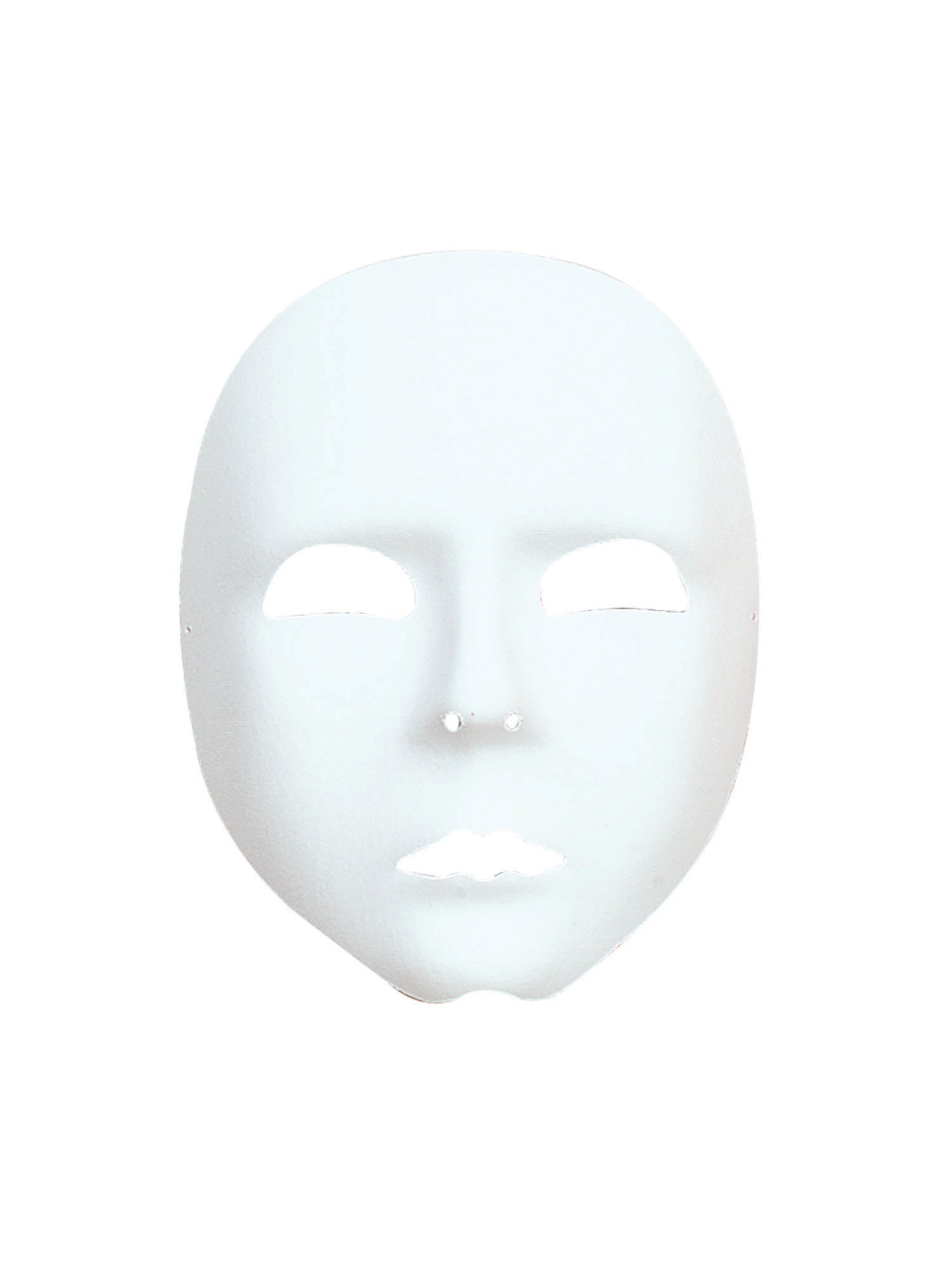 Plain White Face Mask