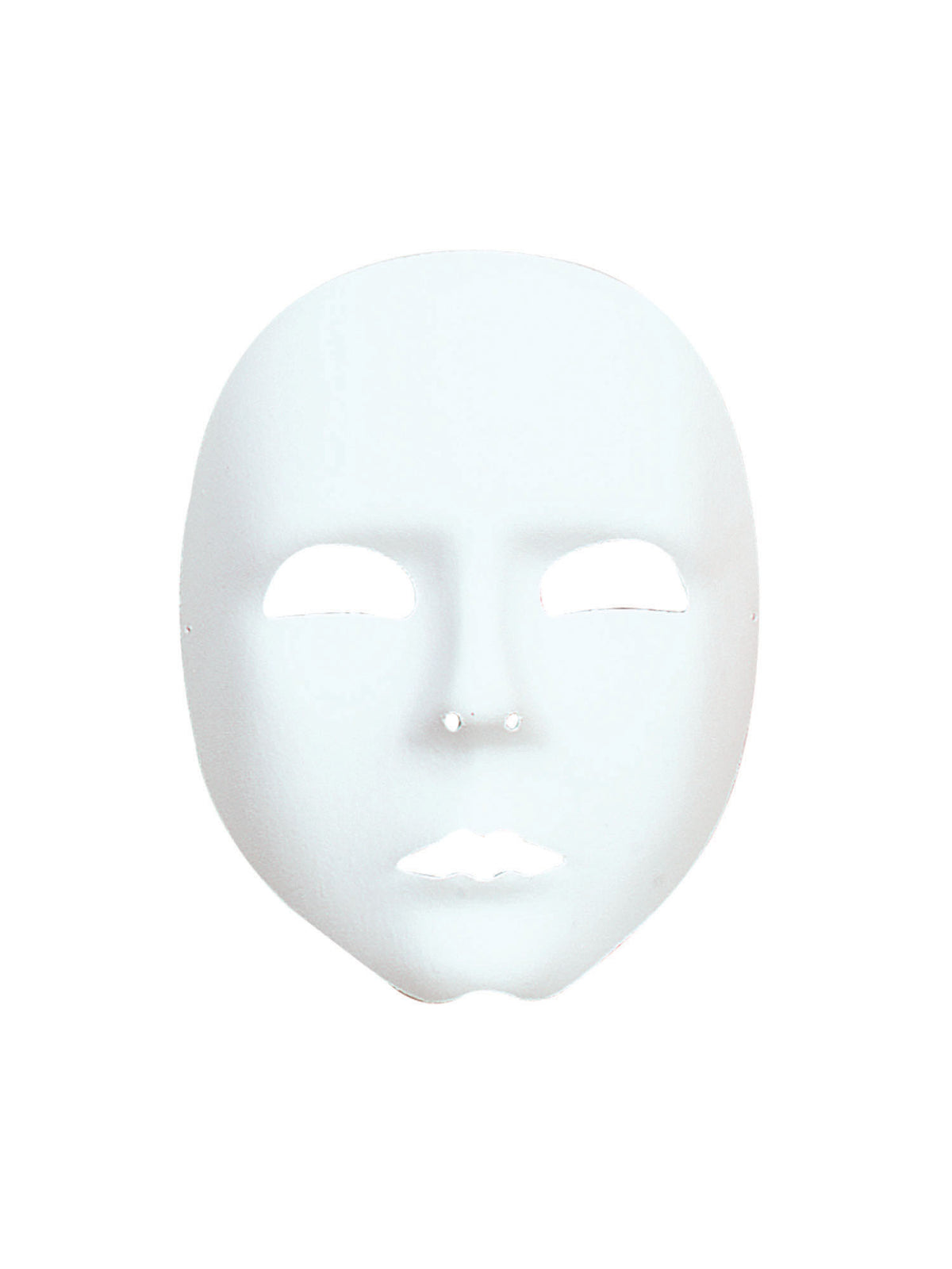 Plain White Face Mask 1