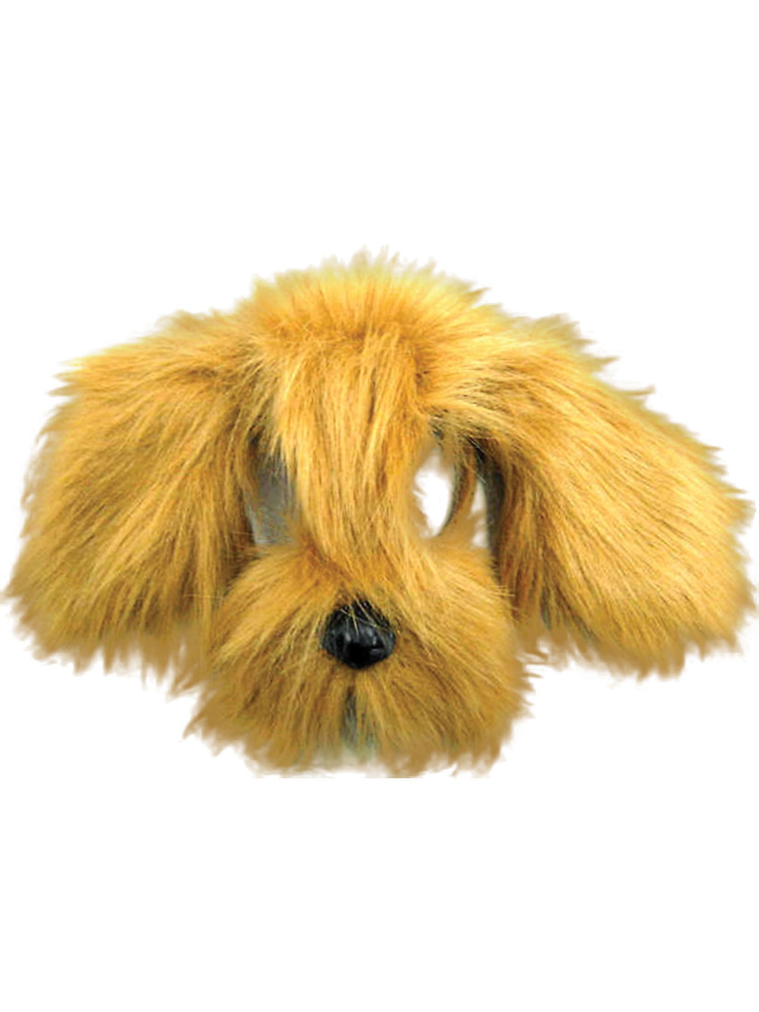 Brown Shaggy Dog Mask With Sound