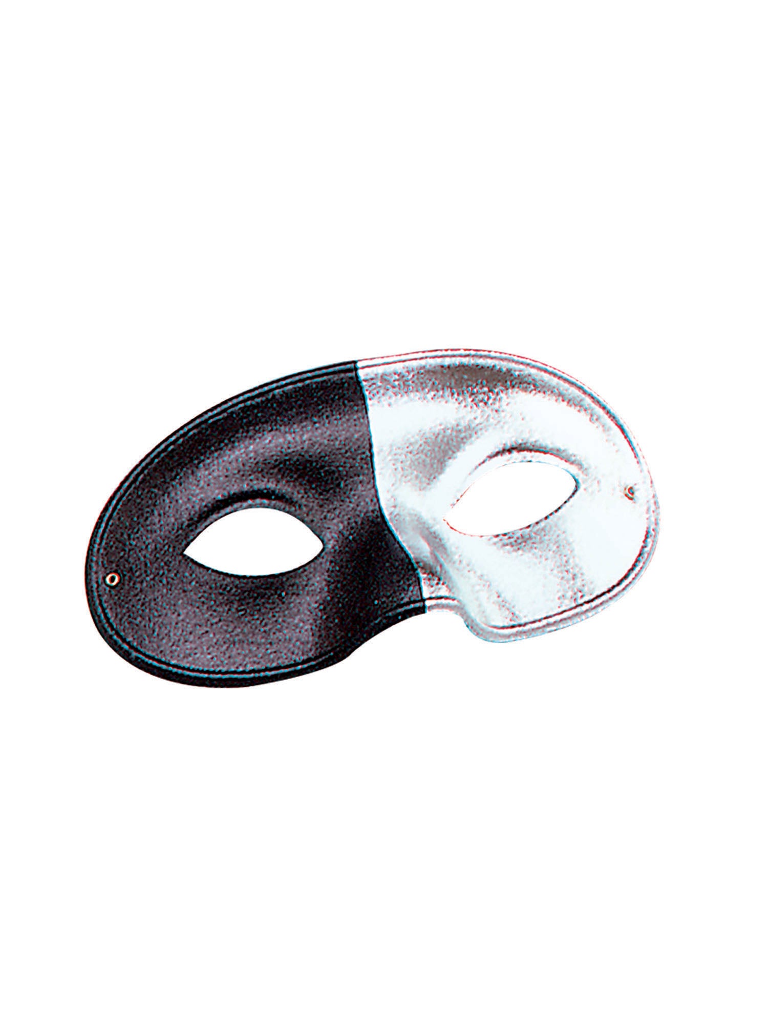 Silver / Black 2 Tone Eye Mask (B10)