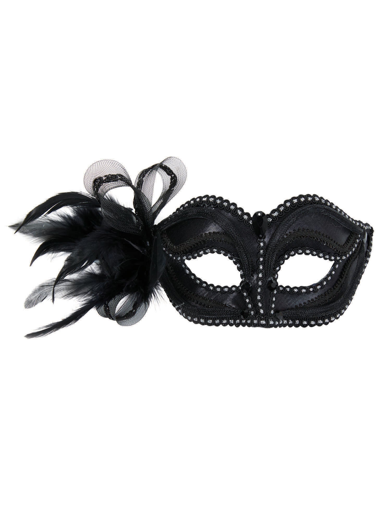 Black Eyemask With Side Decoration
