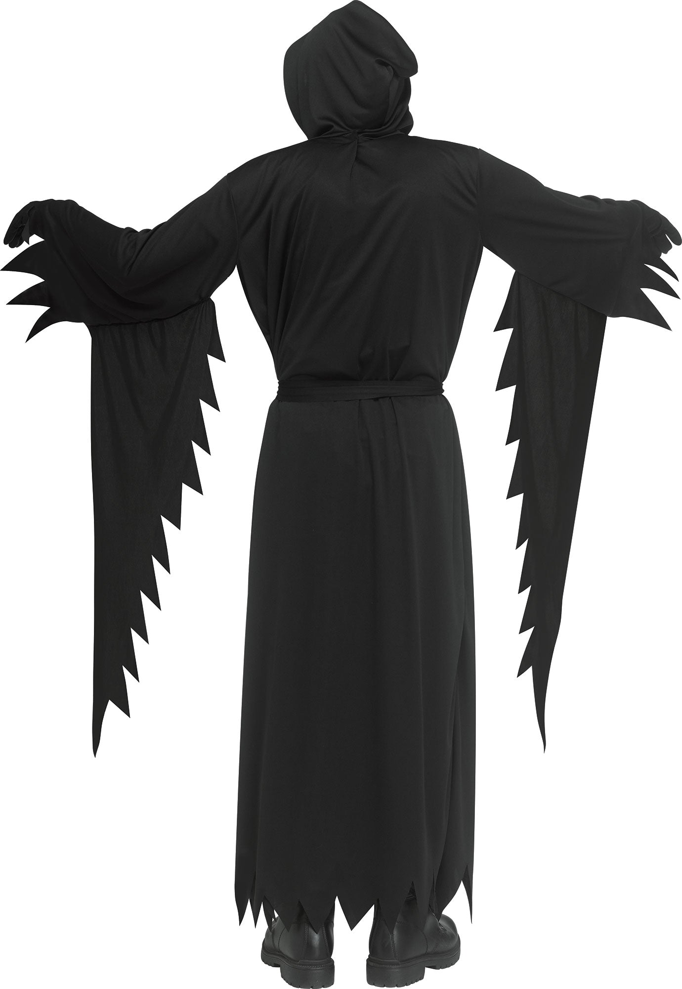 Ghost Face  Classic Teen Costume for Kids – Halloween Fancy Dress with Mask & Hooded Robe-2
