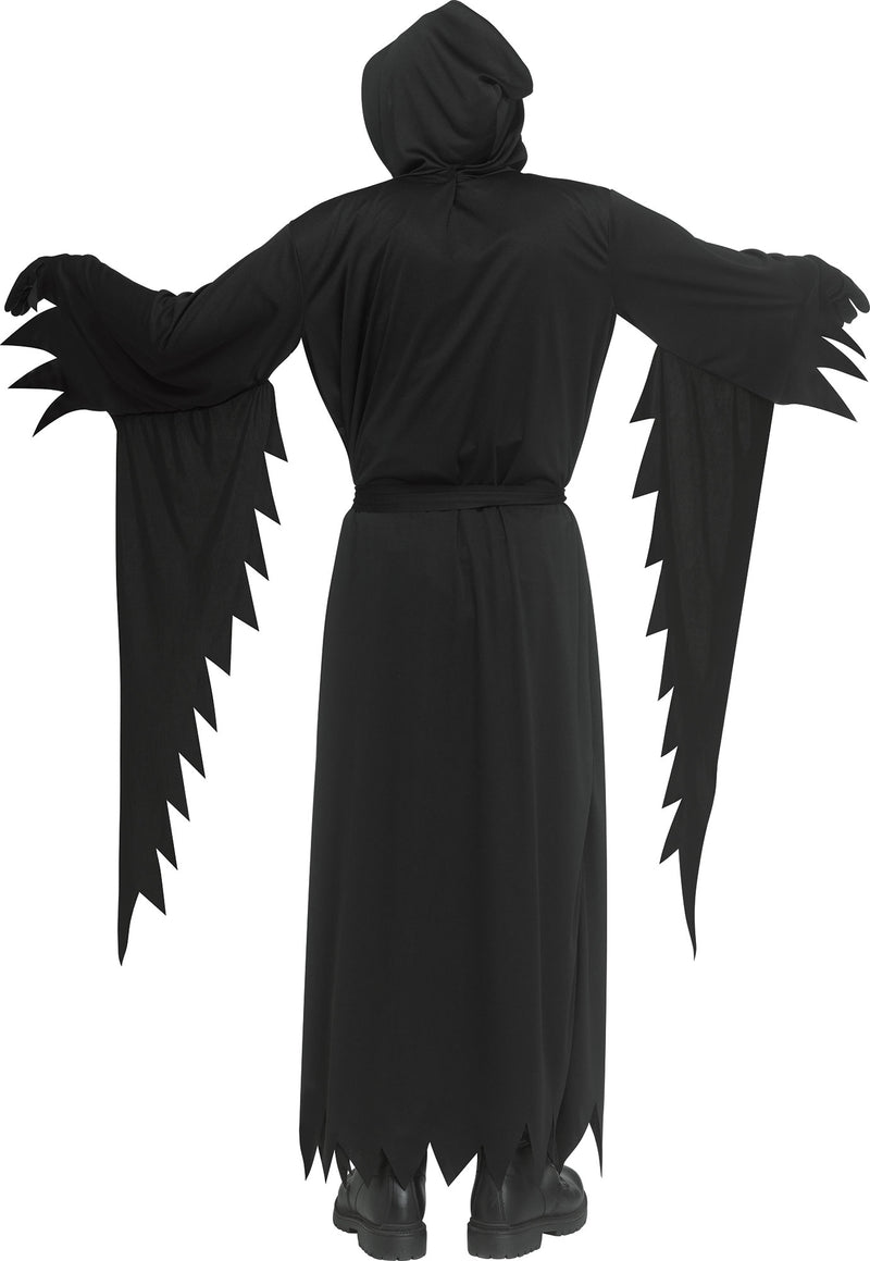 Ghost Face  Classic Teen Costume for Kids – Halloween Fancy Dress with Mask & Hooded Robe-2