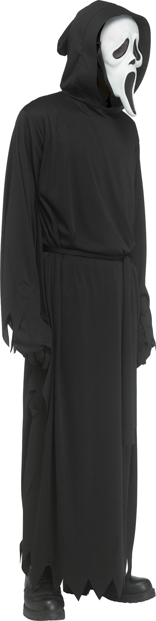 Ghost Face  Classic Teen Costume for Kids – Halloween Fancy Dress with Mask & Hooded Robe-3