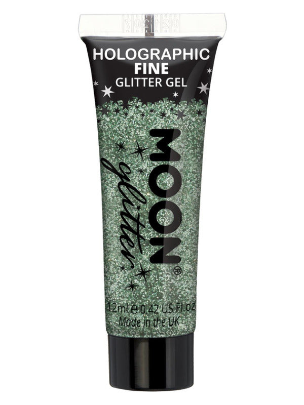 Moon Glitter Holographic Fine Glitter Gel, Green - 2