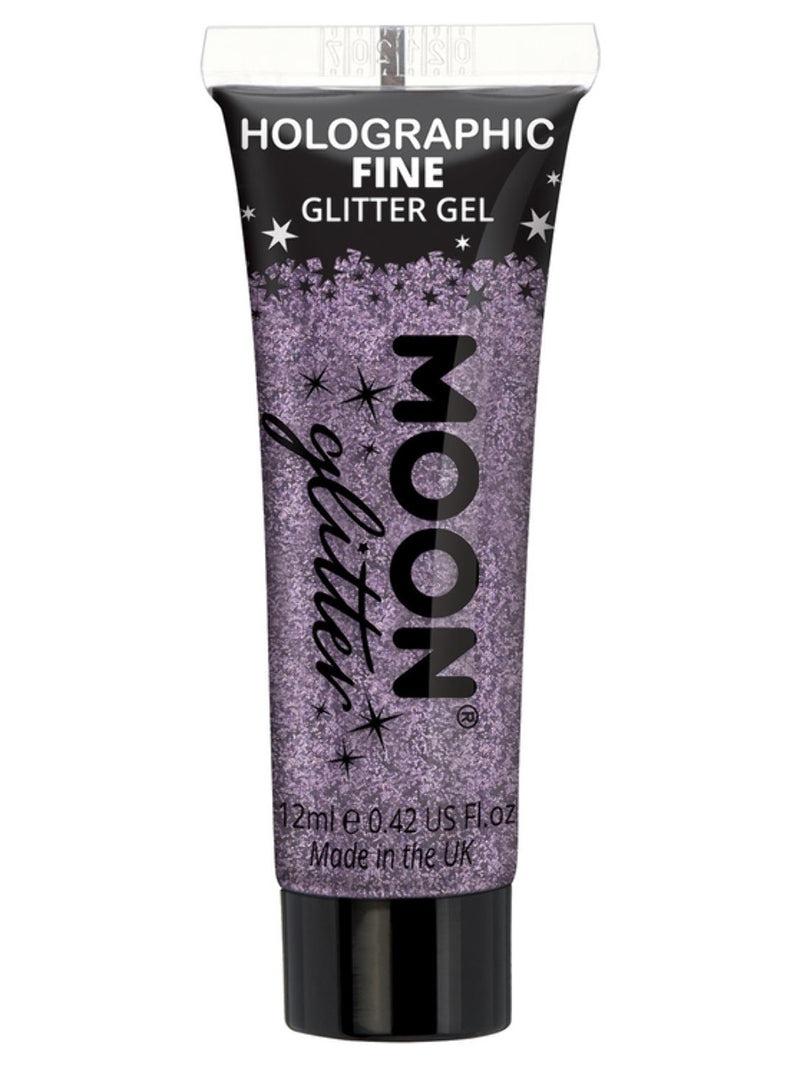 Moon Glitter Holographic Fine Glitter Gel, Purple - 1