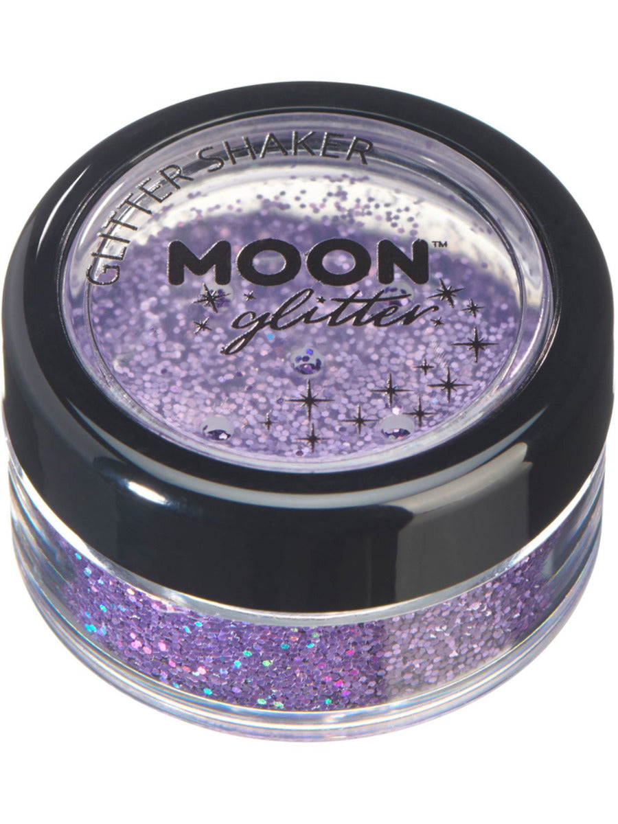 Moon Glitter Holographic Glitter Shakers, Purple - 1