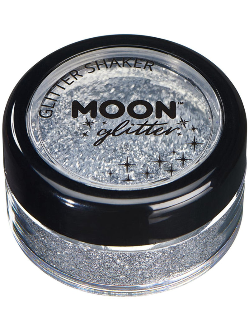 Moon Glitter Classic Fine Glitter Shakers, Silver - 1