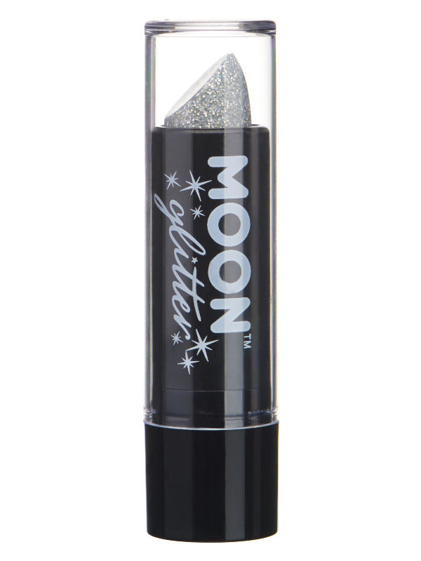 Moon Glitter Holographic Glitter Lipstick, Silver - 2