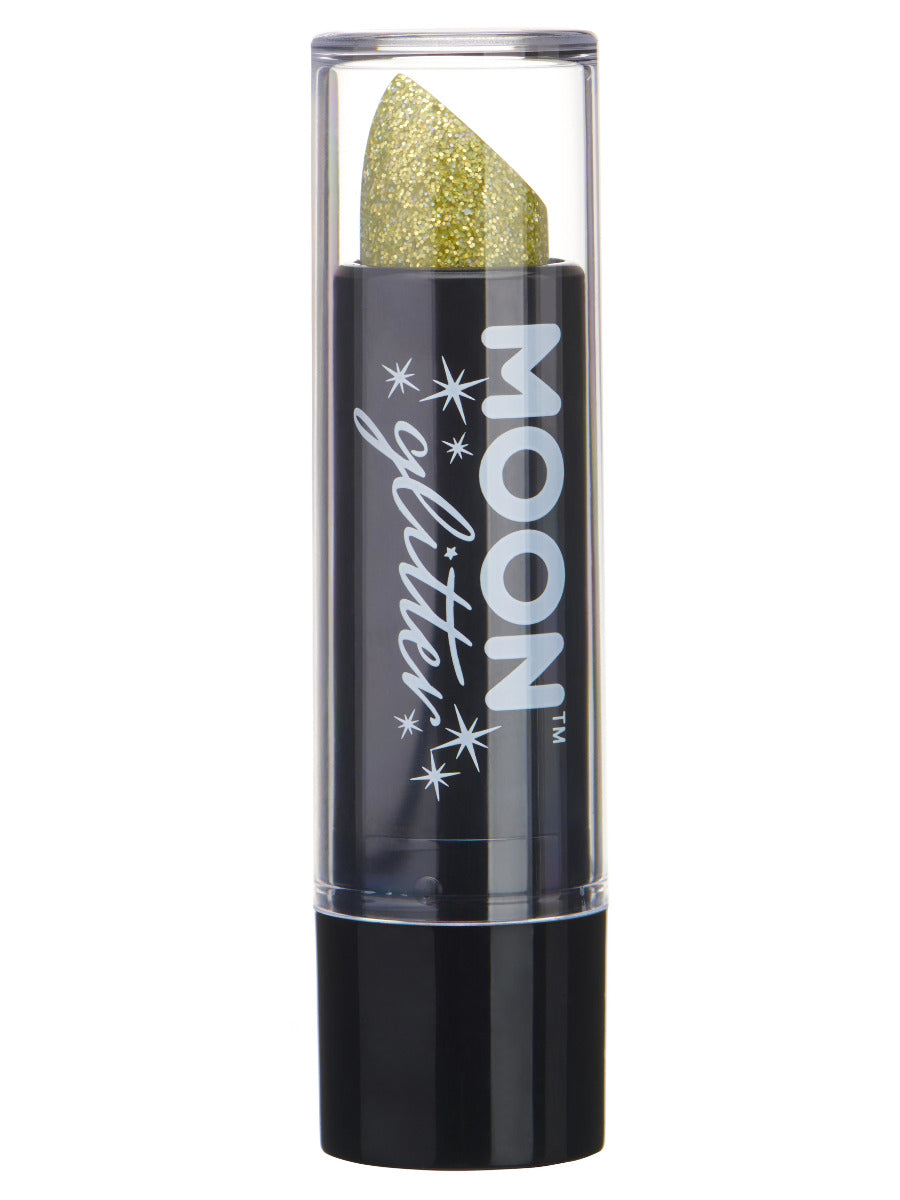 Moon Glitter Holographic Glitter Lipstick, Gold - 1