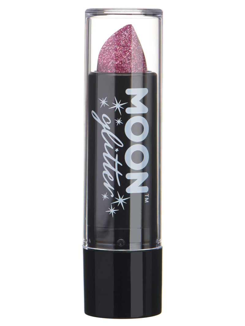 Moon Glitter Holographic Glitter Lipstick, Pink - 1