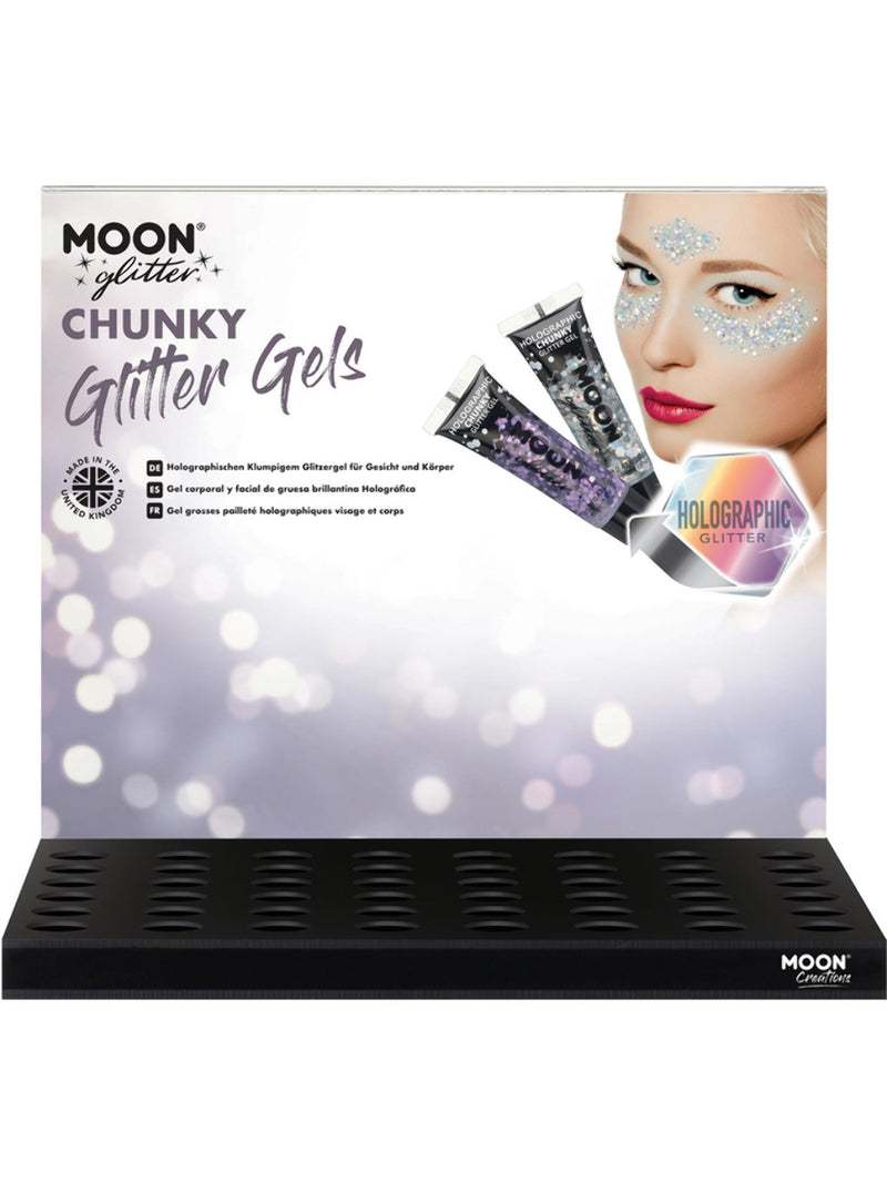Moon Glitter Holographic Chunky Glitter Gel,  - 1