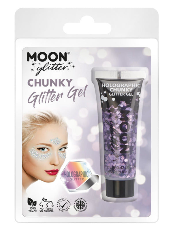 Moon Glitter Holographic Chunky Glitter Gel - 2