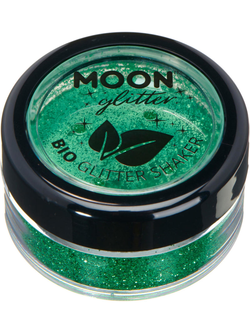 Moon Glitter Bio Glitter Shakers, Green - 1