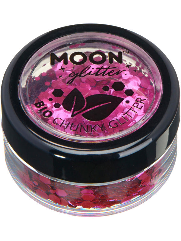 Moon Glitter Bio Chunky Glitter, Pink - 2
