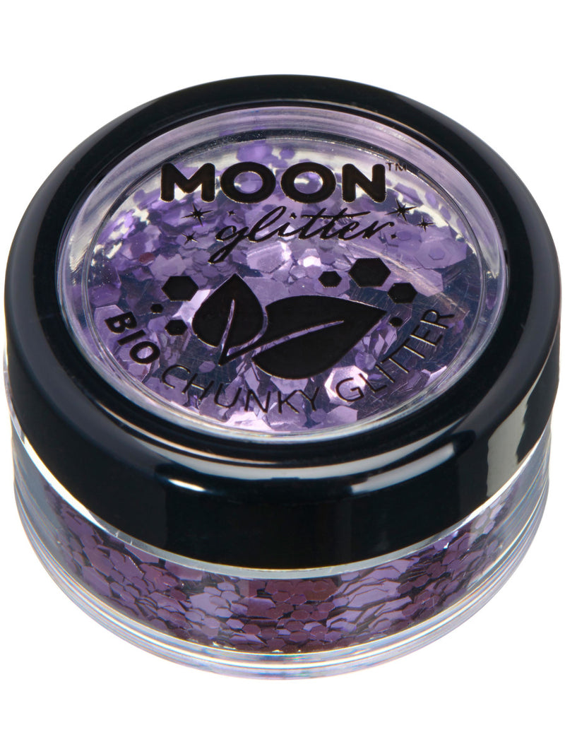 Moon Glitter Bio Chunky Glitter, Lavender - 1