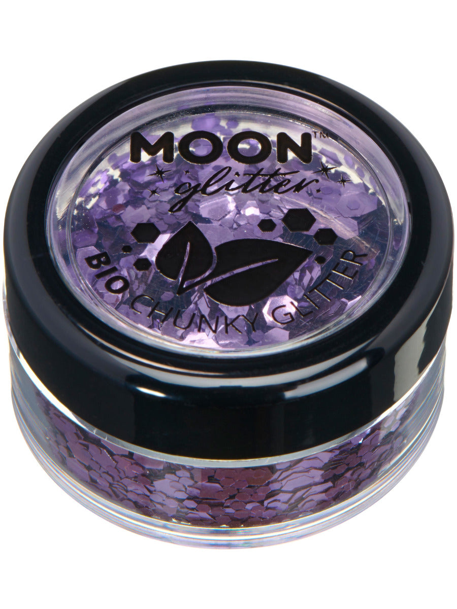 Moon Glitter Bio Chunky Glitter, Lavender - 1