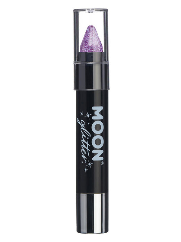 Moon Glitter Iridescent Body Crayons, Purple - 2