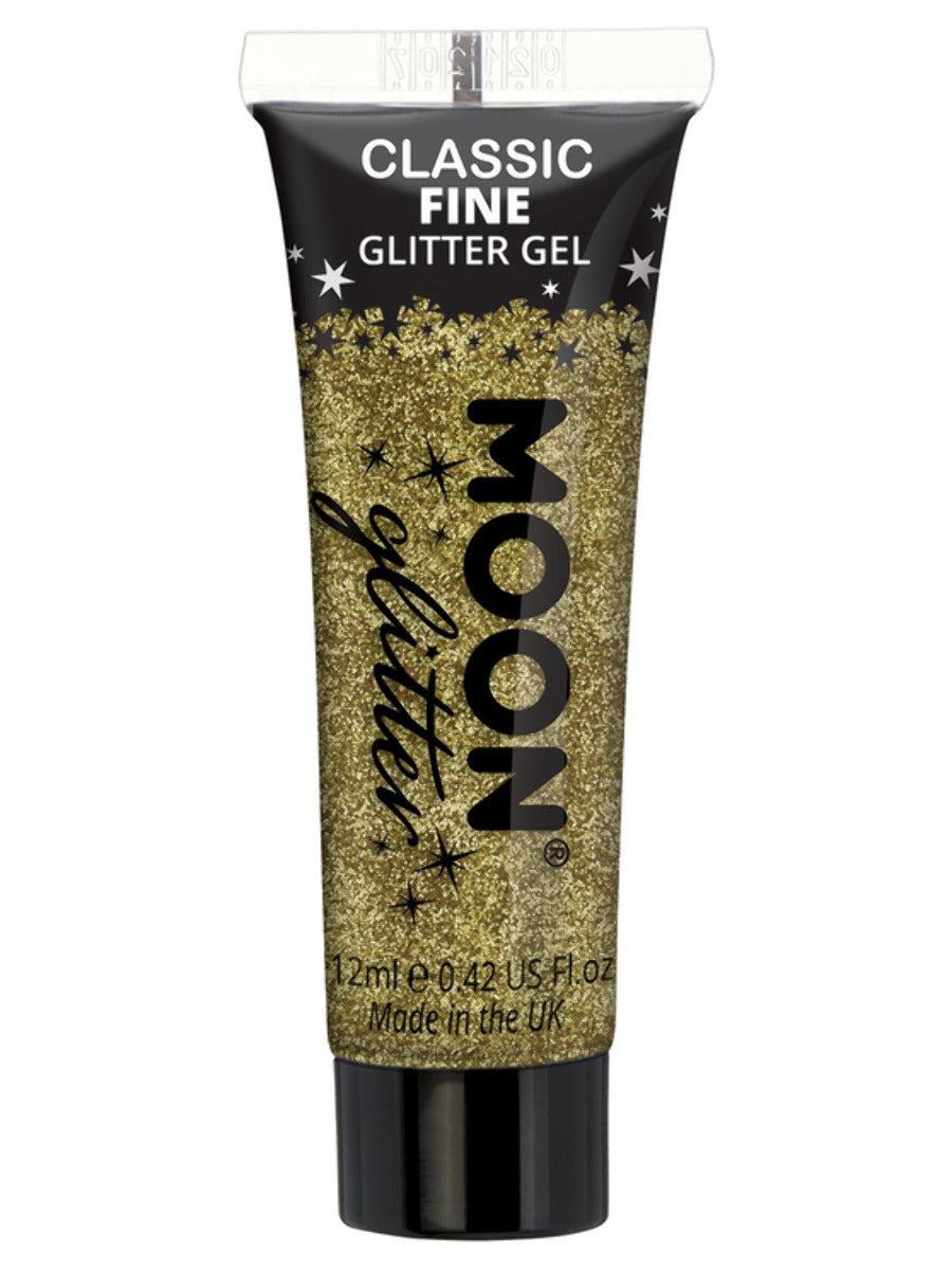 Moon Glitter Classic Fine Glitter Gel, Gold - 1
