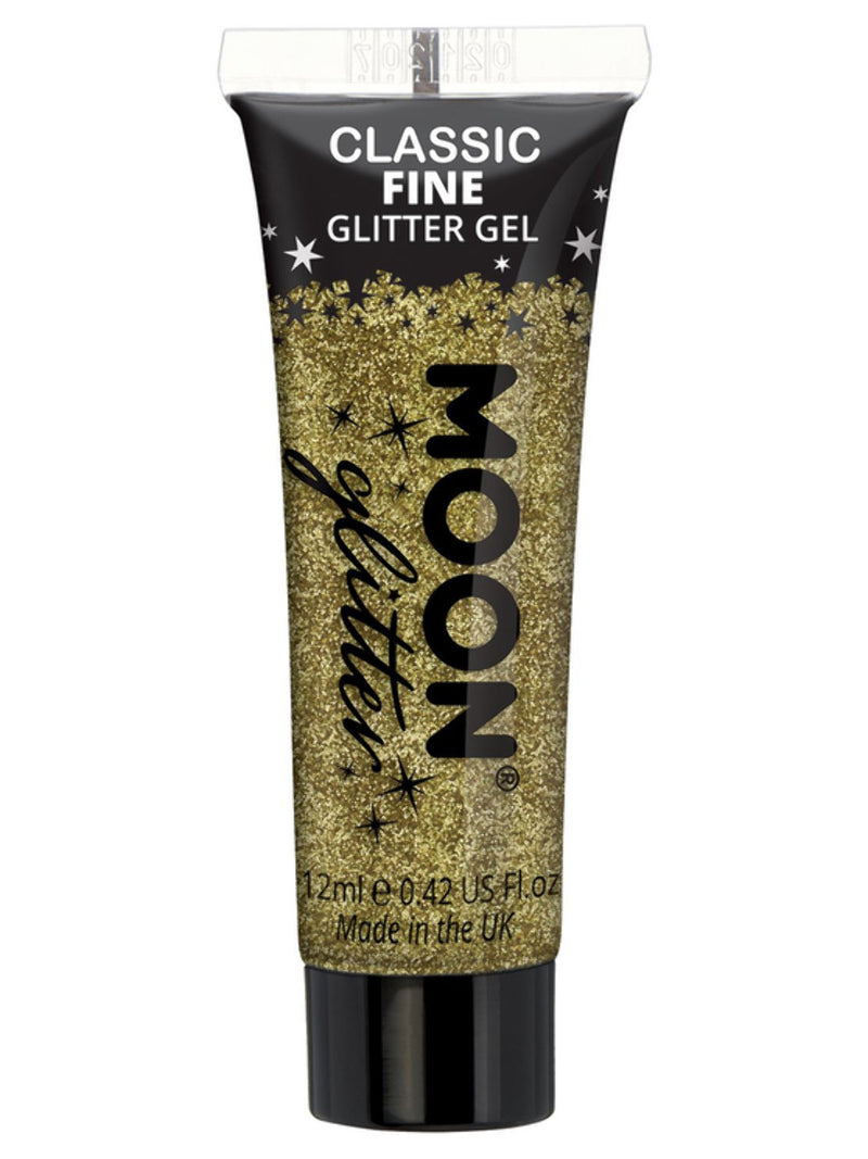 Moon Glitter Classic Fine Glitter Gel, Gold - 1