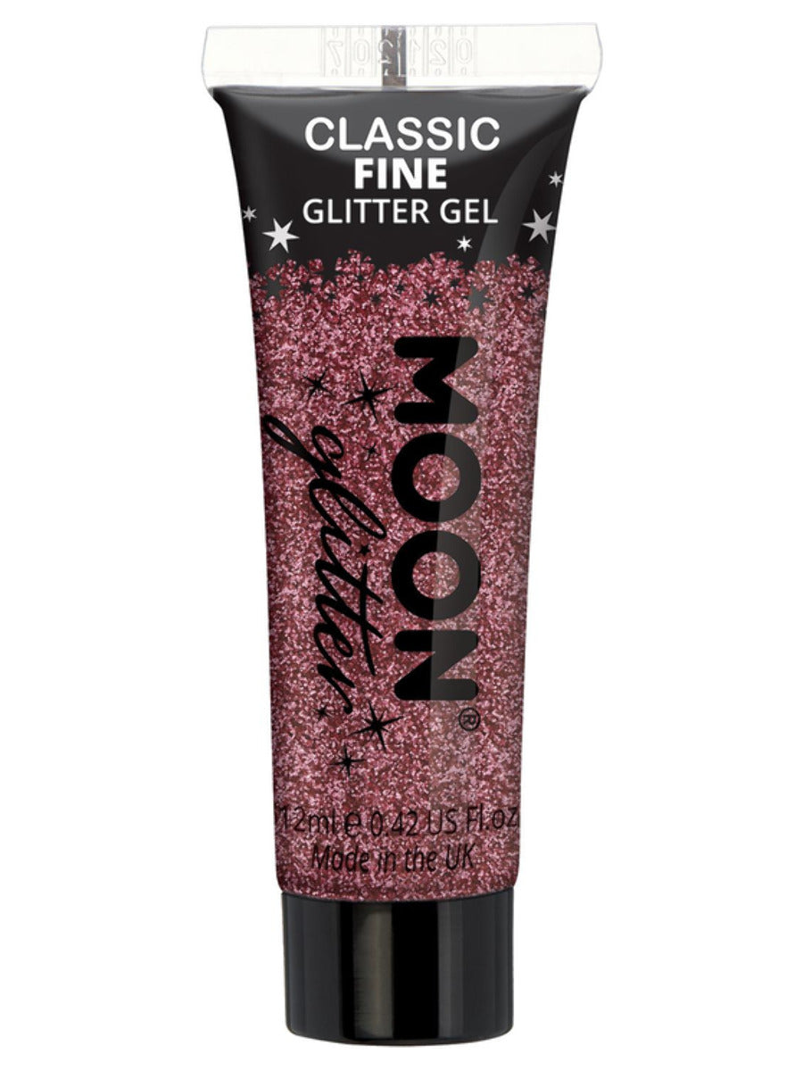 Moon Glitter Classic Fine Glitter Gel, Pink - 1