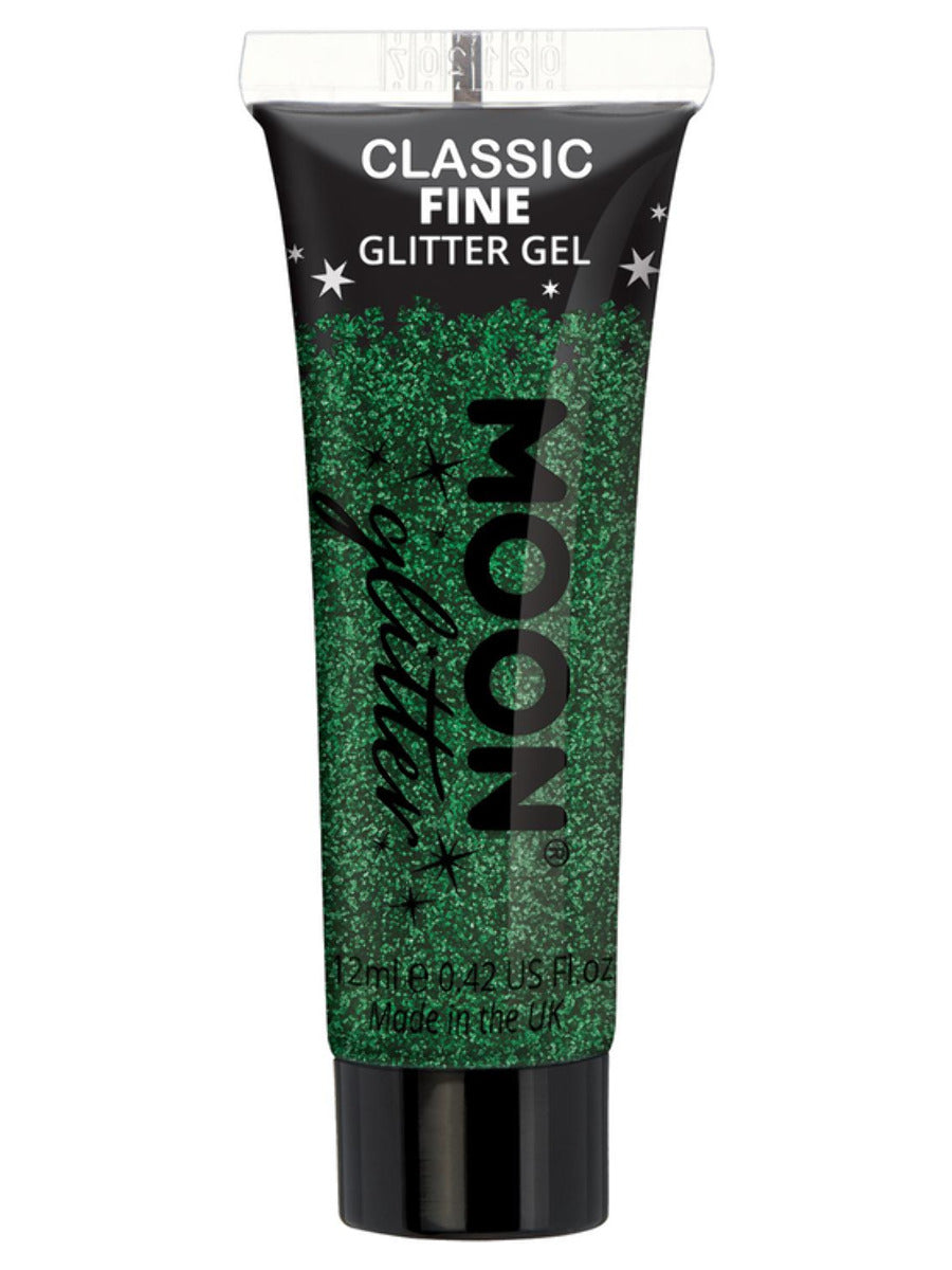 Moon Glitter Classic Fine Glitter Gel, Green - 1