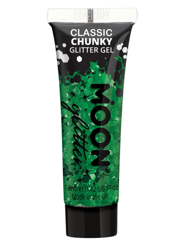 Moon Glitter Classic Chunky Glitter Gel, Green - 2