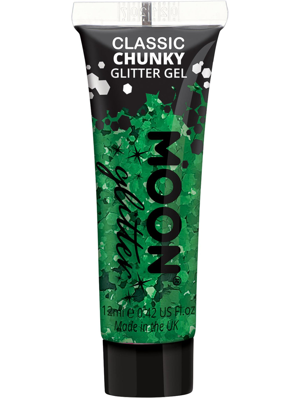 Moon Glitter Classic Chunky Glitter Gel, Green 1
