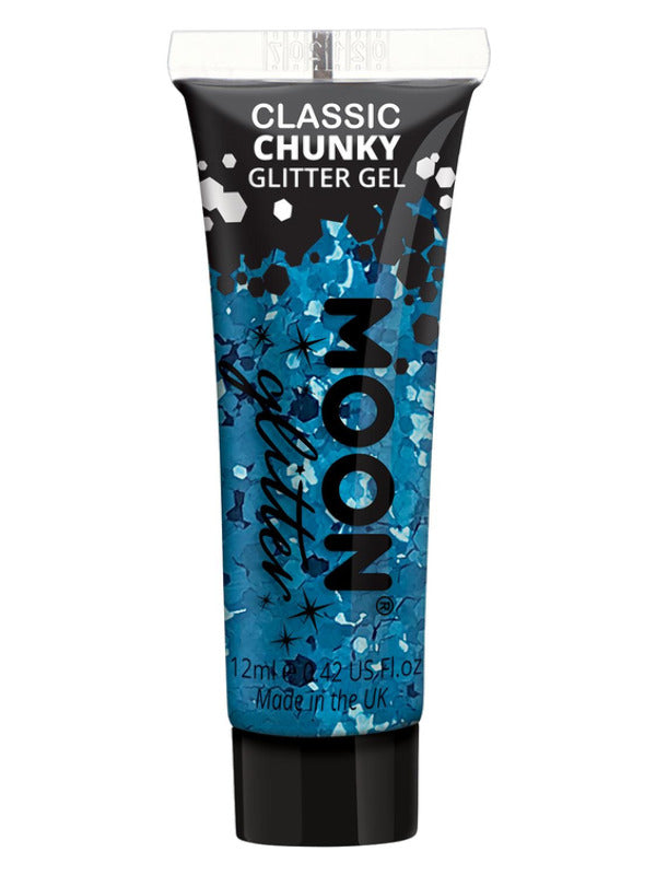 Moon Glitter Classic Chunky Glitter Gel, Blue - 2