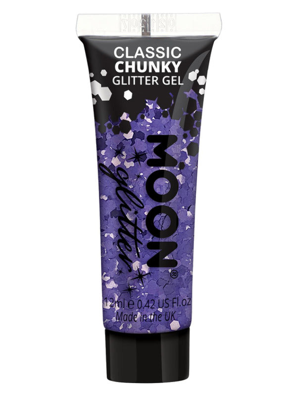 Moon Glitter Classic Chunky Glitter Gel, Lavender - 2