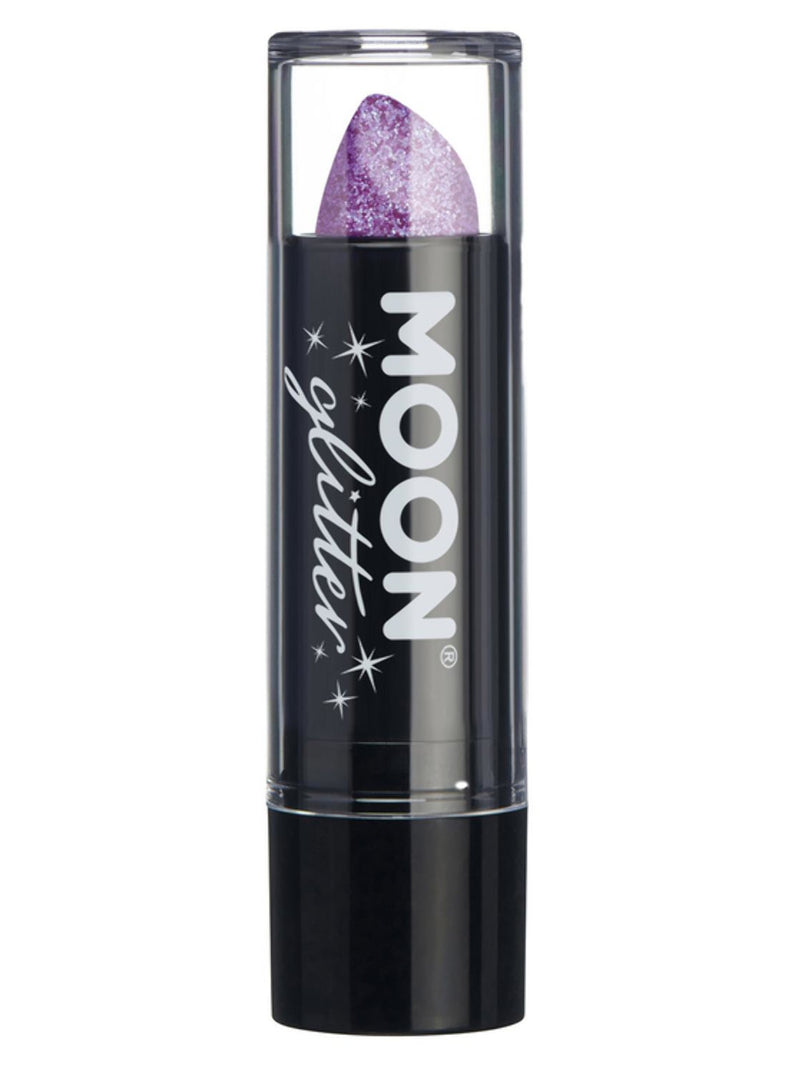Moon Glitter Iridescent Glitter Lipstick, Purple - 1