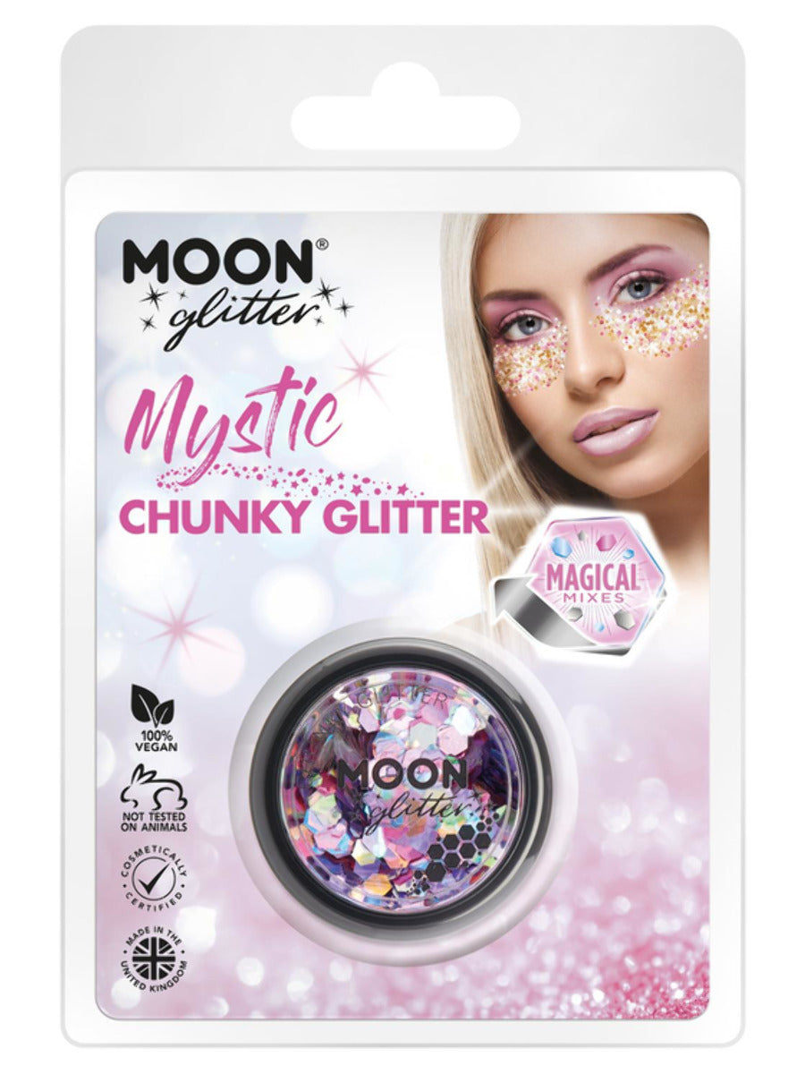Moon Glitter Mystic Chunky Glitter, Mixed Colours - 1