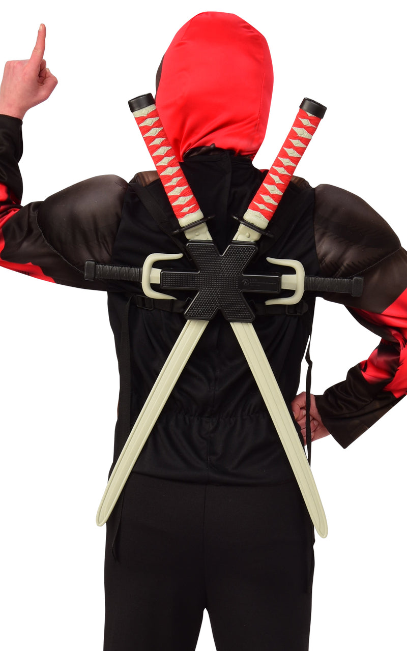 Deadpool Costume Top Weapon Set