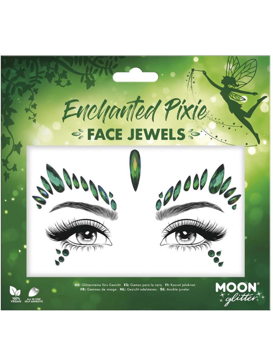 Moon Glitter Face Jewels, Enchanted Pixie - 1
