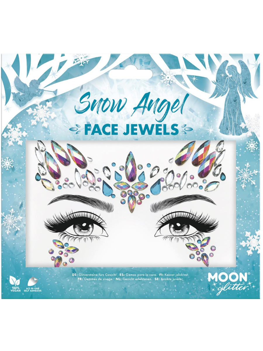 Moon Glitter Face Jewels, Snow Angel - 1