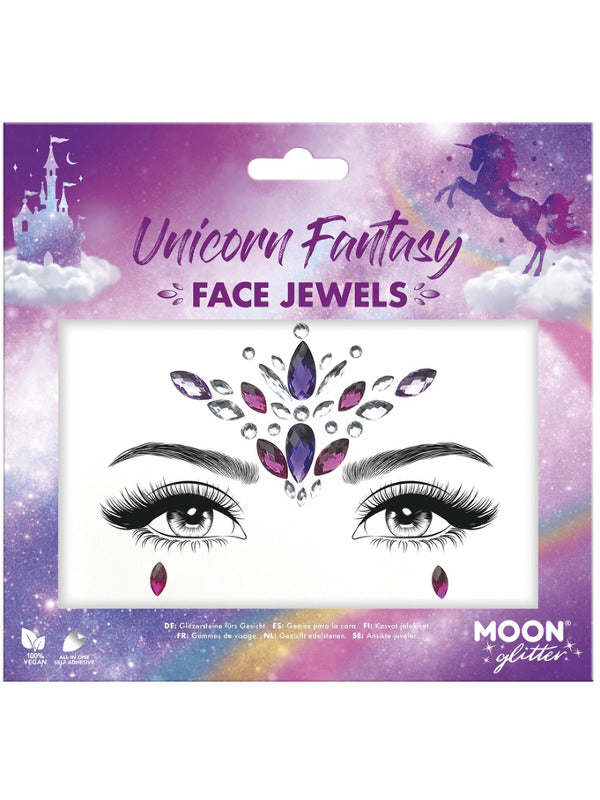 Moon Glitter Face Jewels, Unicorn Fantasy - 2