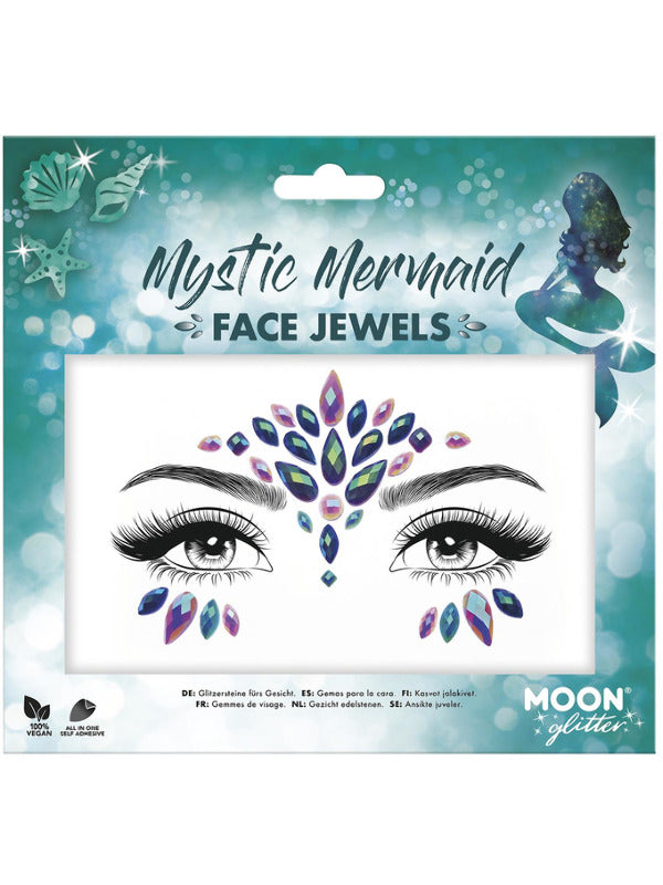 Moon Glitter Face Jewels, Mystic Mermaid - 2