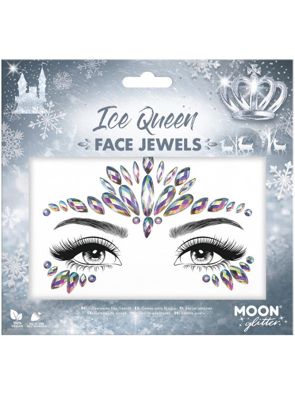 Moon Glitter Face Jewels, Ice Queen - 2