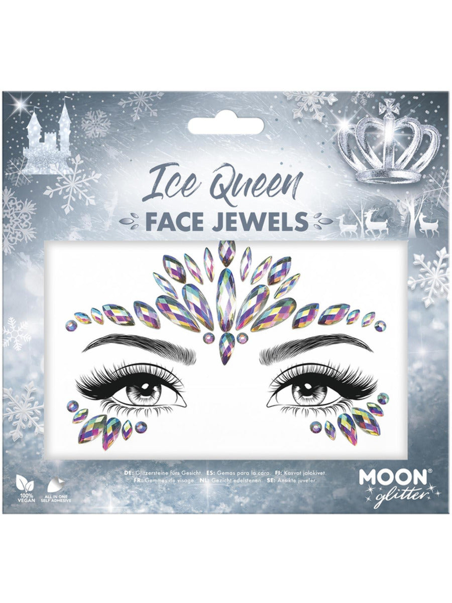 Moon Glitter Face Jewels, Ice Queen - 1
