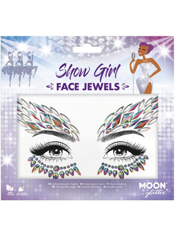 Moon Glitter Face Jewels, Show Girl - 2
