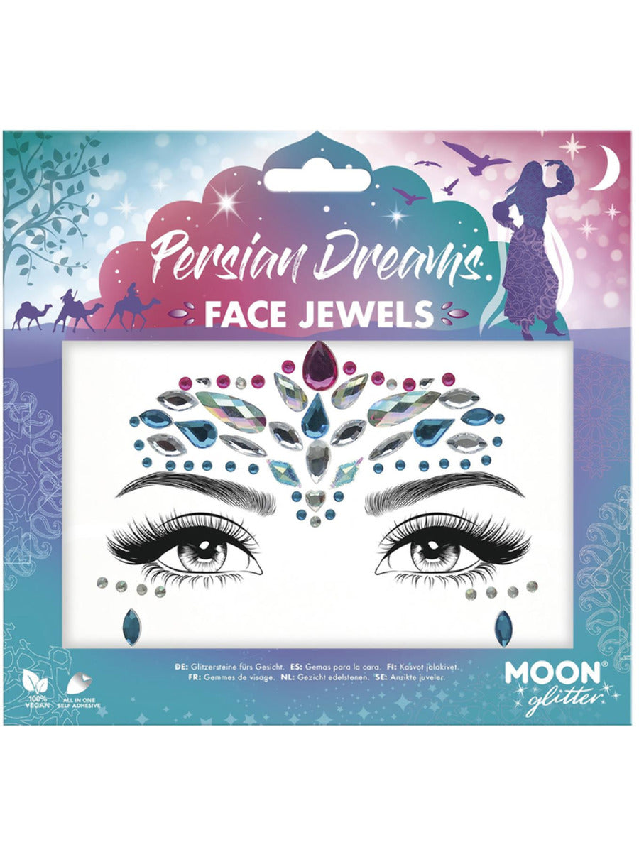 Moon Glitter Face Jewels, Persian Dreams - 1