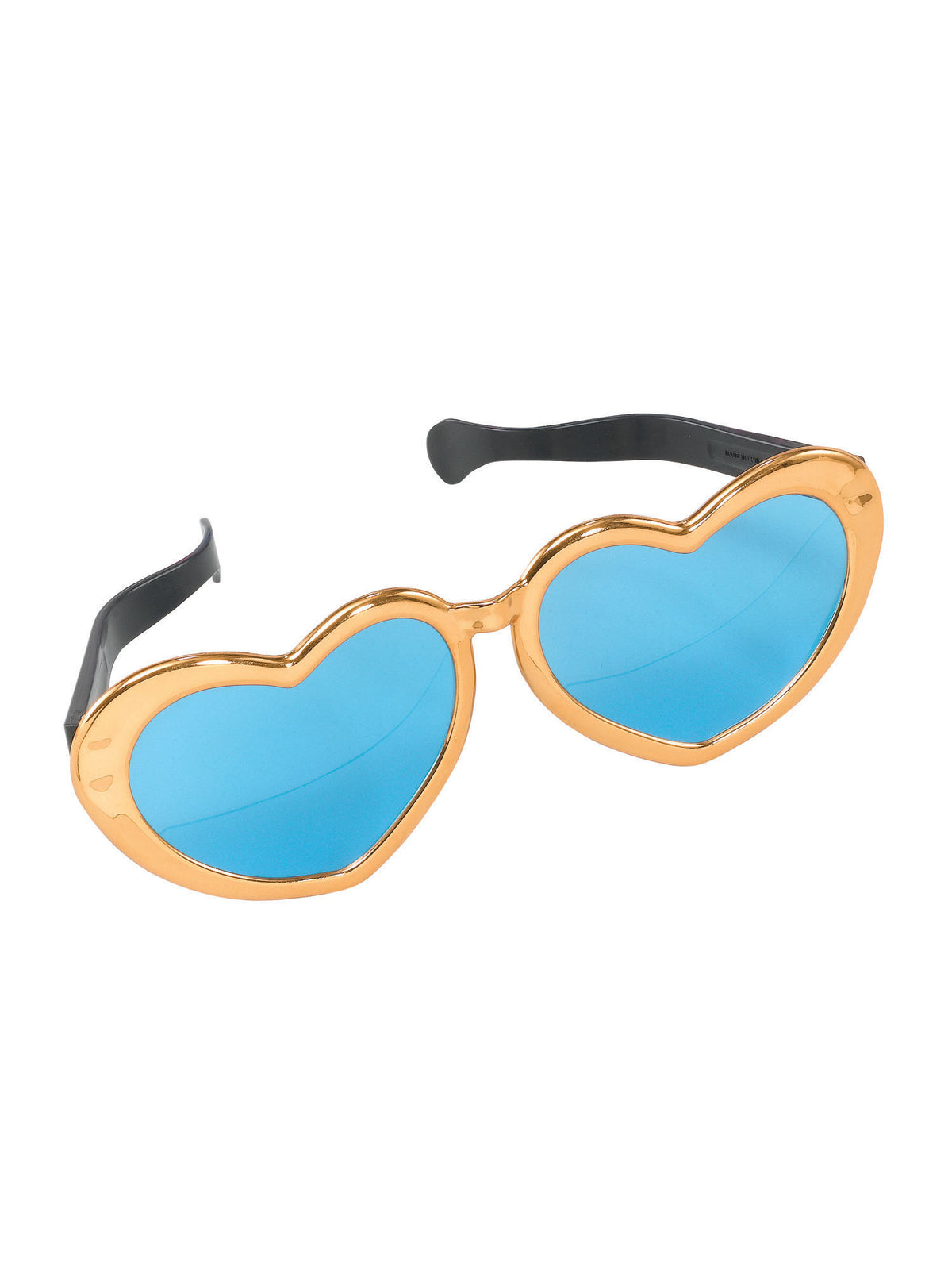 Jumbo Metallic Heart Sunglasses 4