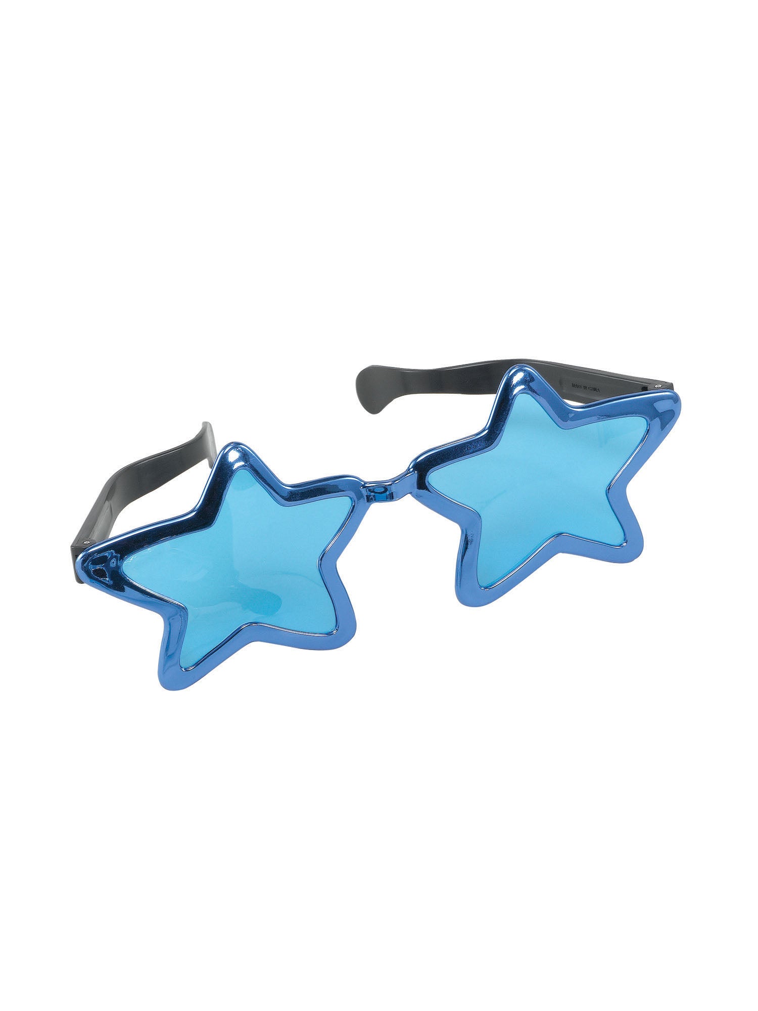 Jumbo Metallic Star Glasses (Red/Silver)
