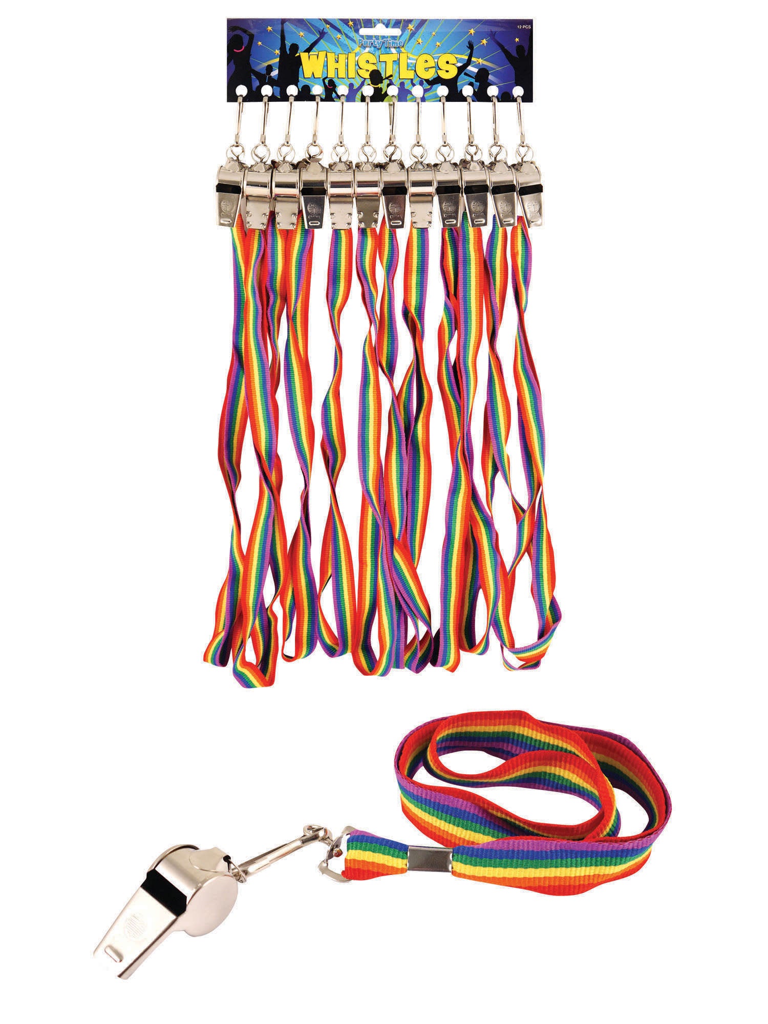 Rainbow Cord Whistle