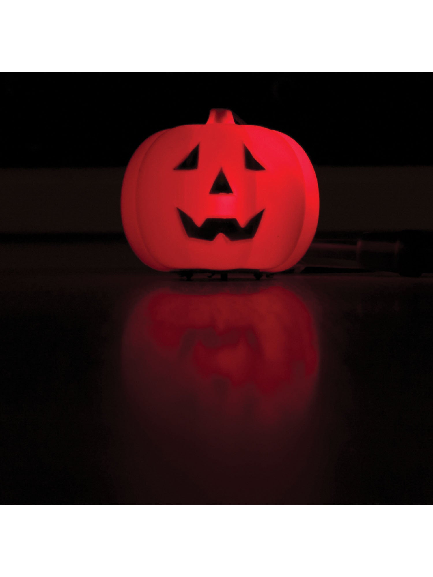 Pumpkin Lantern W/Handle Small B/O ***