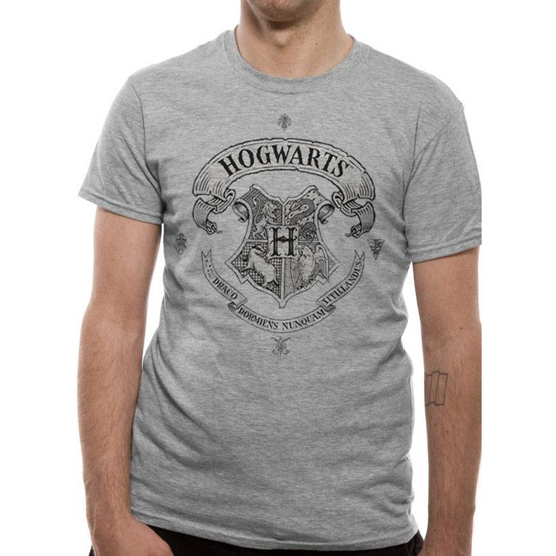 Harry Potter Hogwarts One Colour Unisex T-Shirt