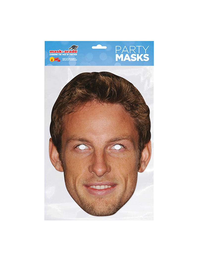 Jenson Button Celebrity Face Mask