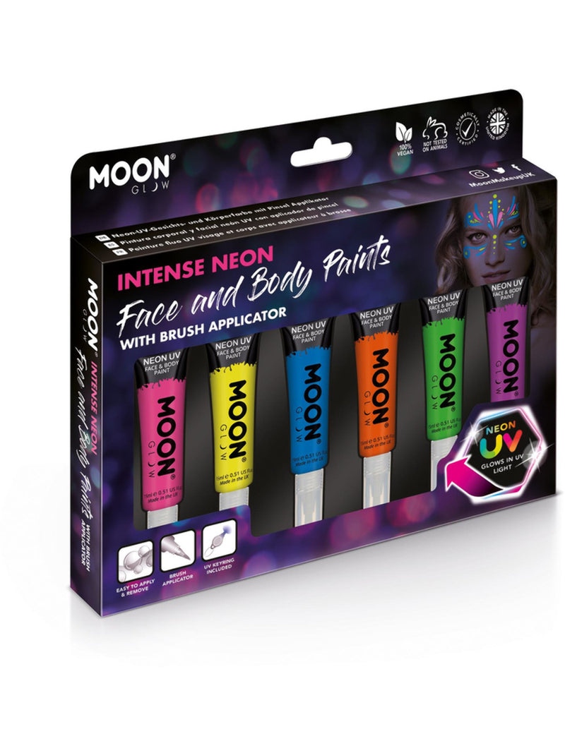 Moon Glow Intense Neon UV Face Paint, Assorted - 1
