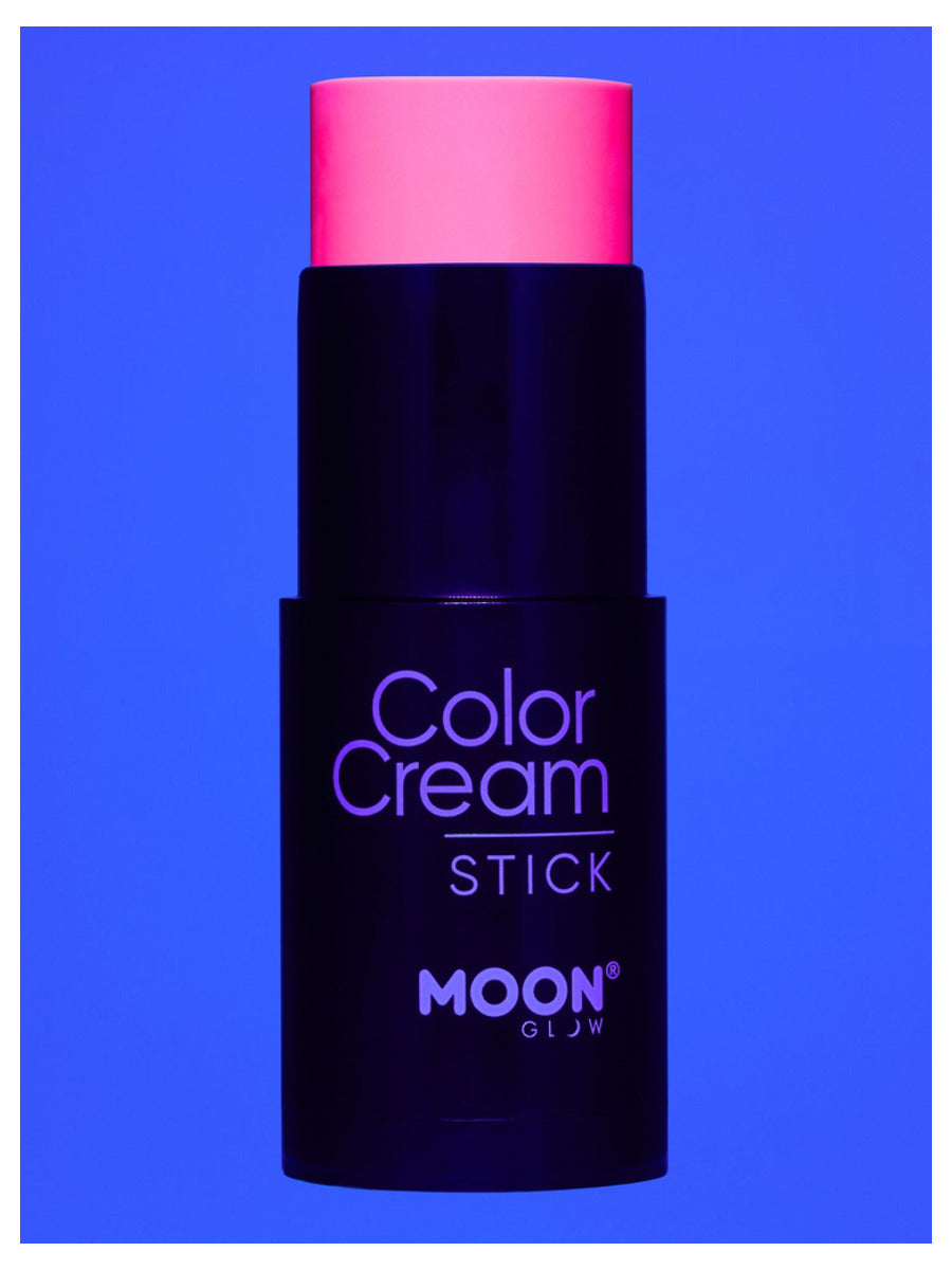 Moon Glow - Neon UV ColorCream Stick, Intense Red - 3